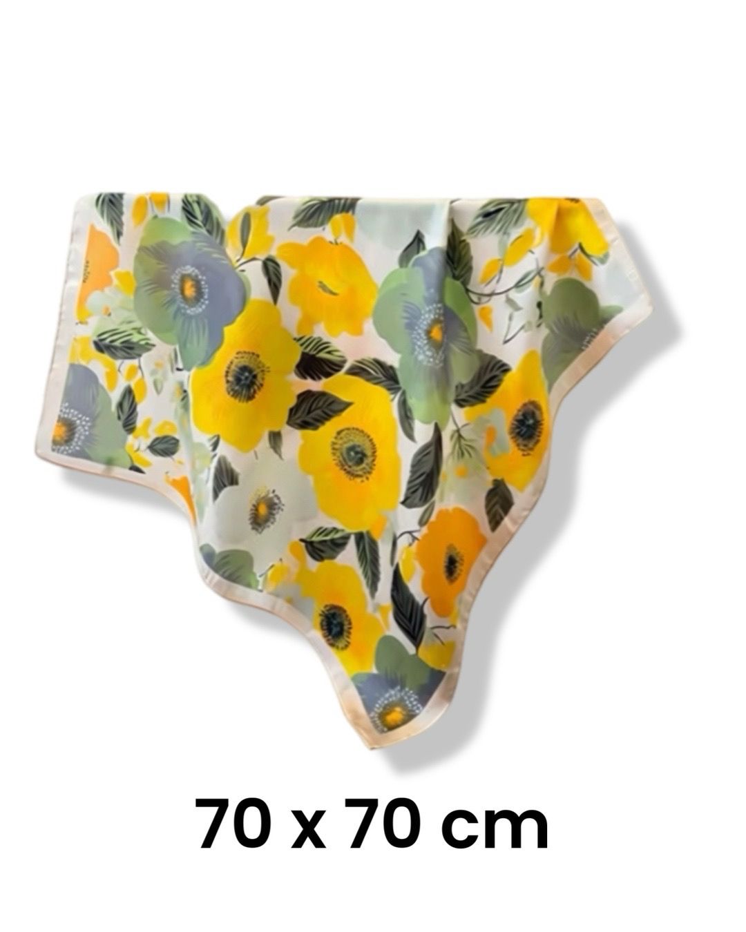 Yellow Flowers Scarf
