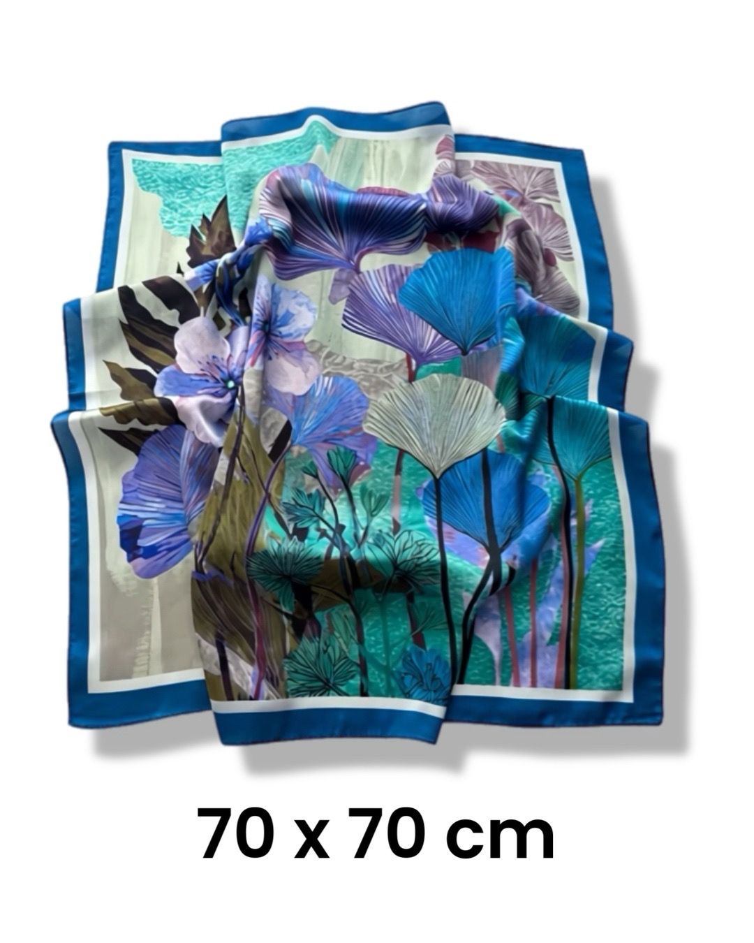 Blue Palms Scarf