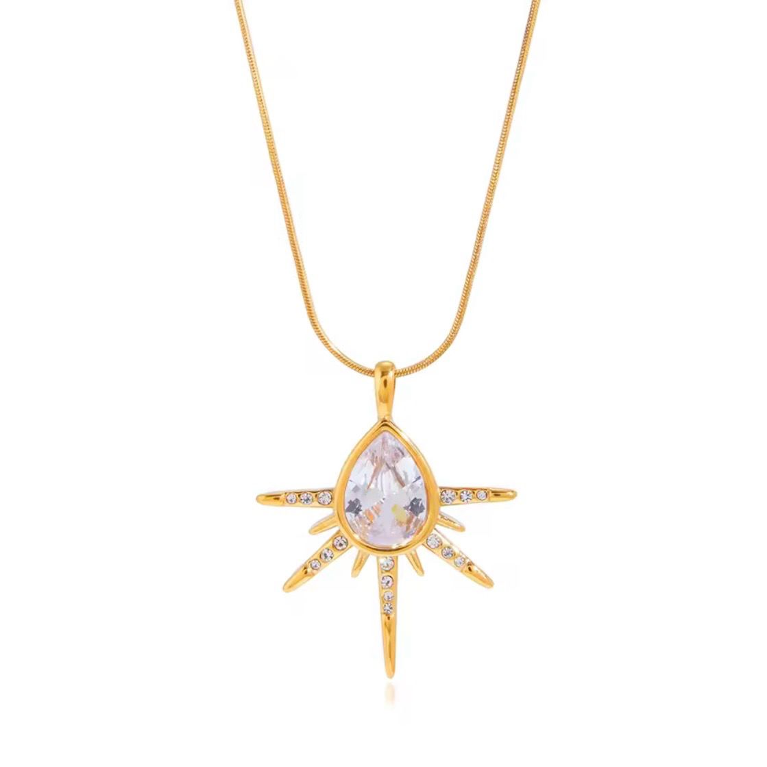 Star Drop Necklace