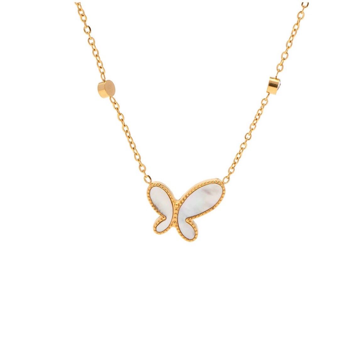 Butterfly Concha Nácar Necklace