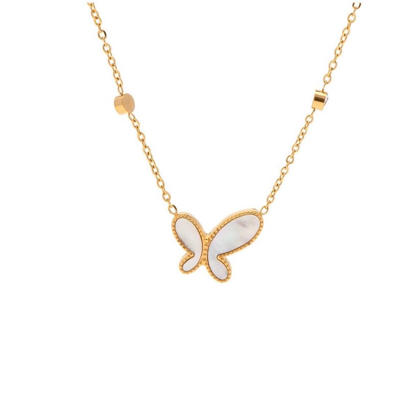 Butterfly Concha Nácar Necklace