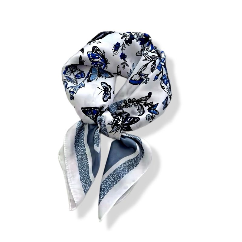 Blue Butterfly Scarf