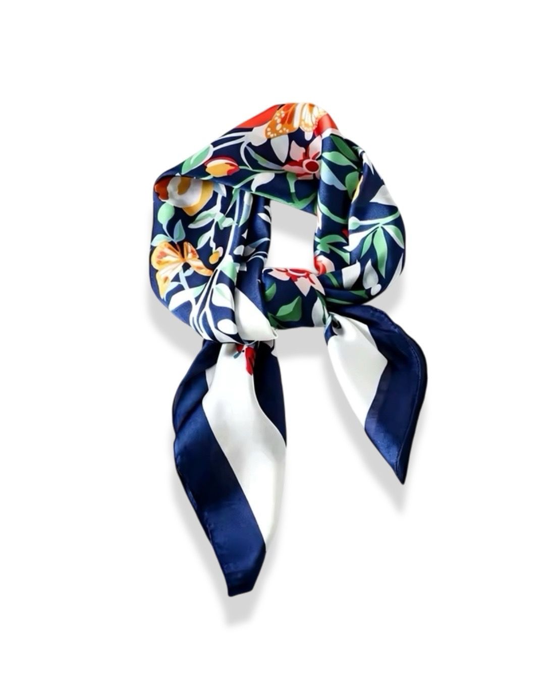 Blue Flowers Scarf