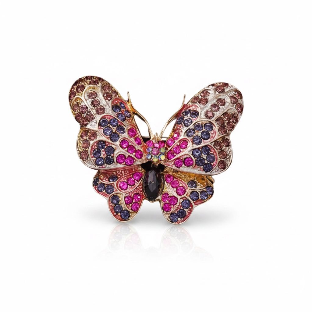 Purple  Butterfly Brooch