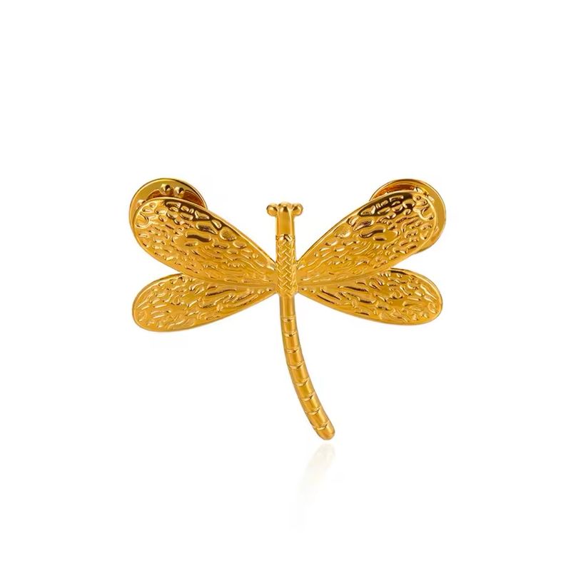 Gold dragon-fly Brooch