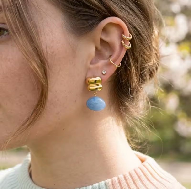 Light Blue Earrings