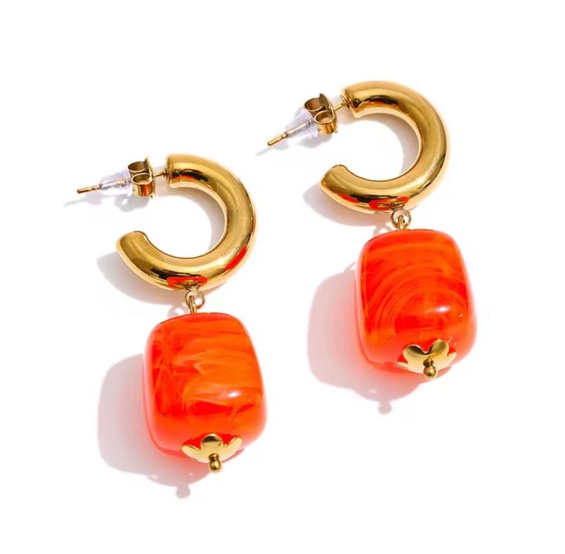 Orange Earrings