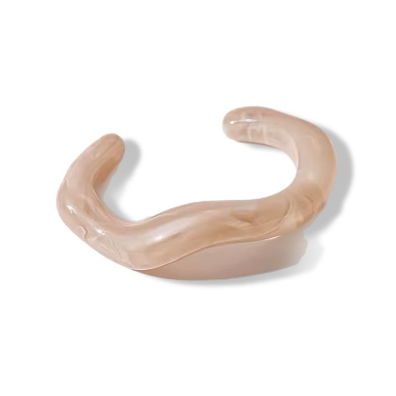 Beige Acrylic Bracelet