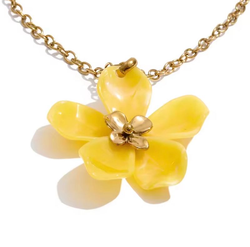 Flower acrylic Necklace