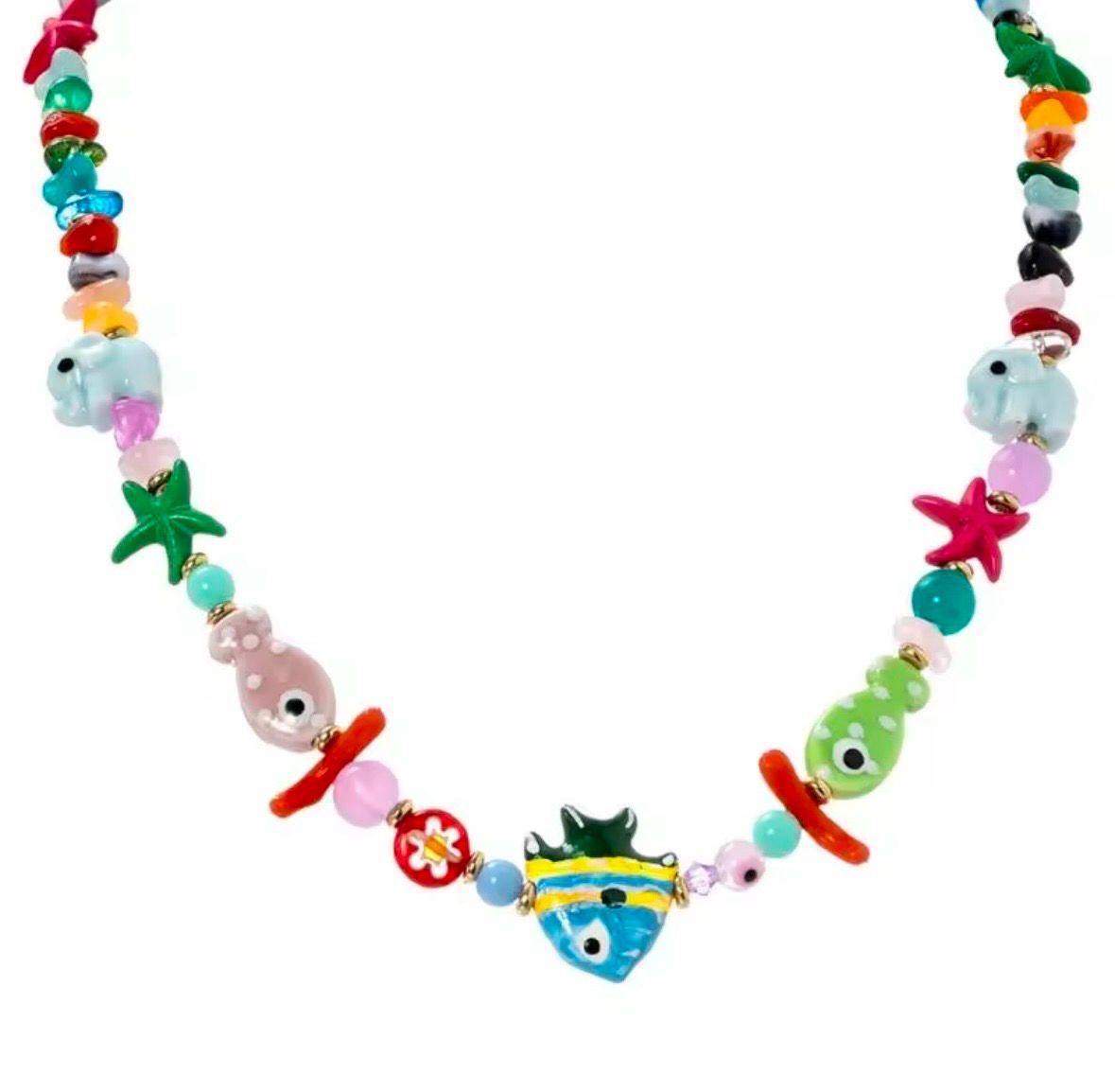 Colorful Fish Necklace
