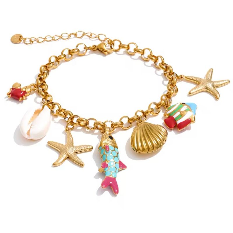 Aqua Fish charms Bracelet