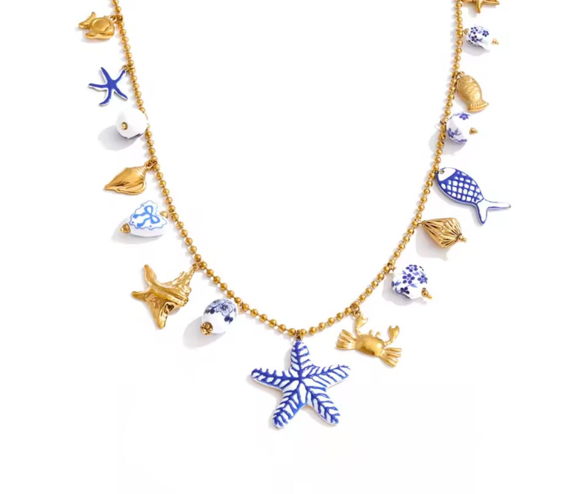 Starfish Charm Necklace