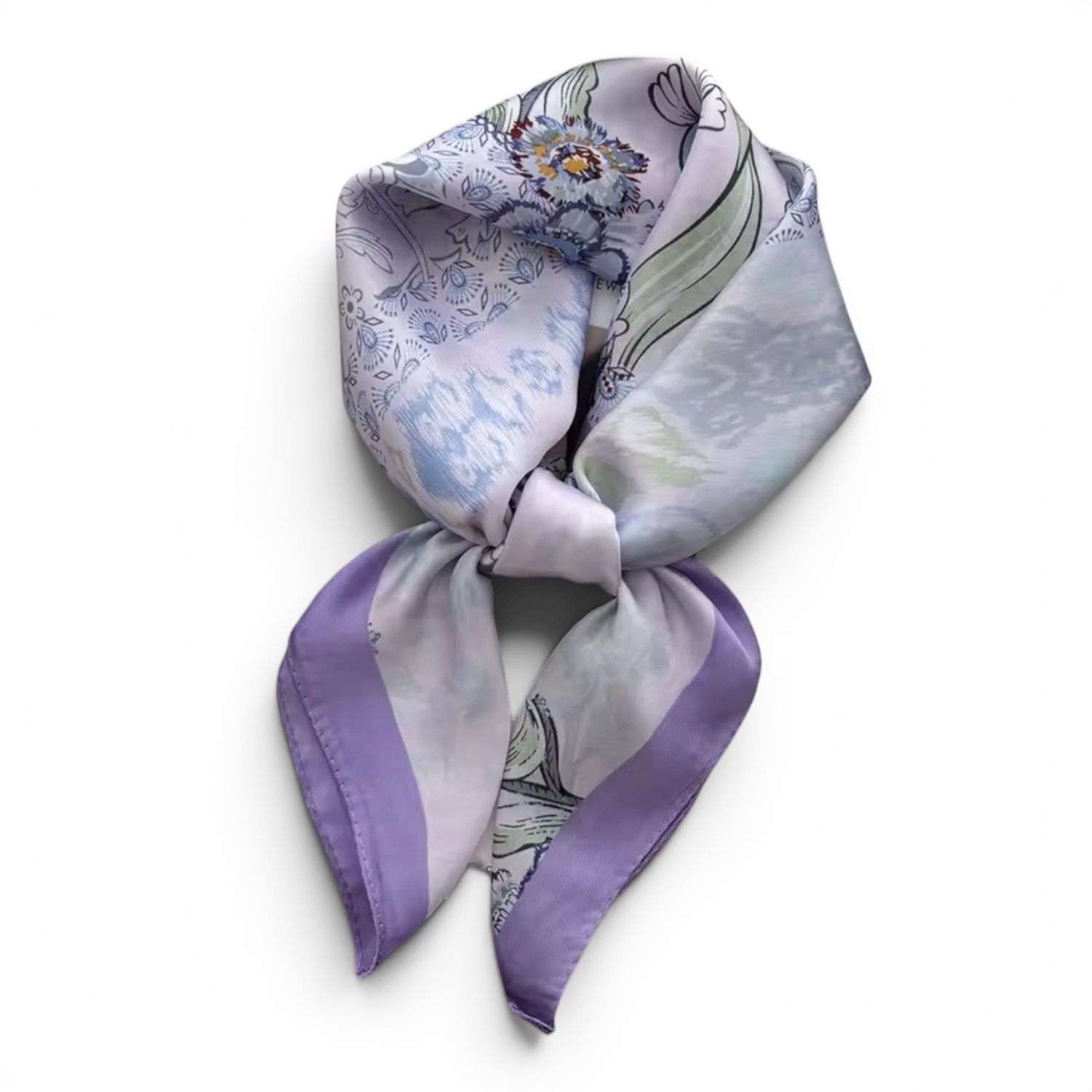 Lavender Flowers Scarf