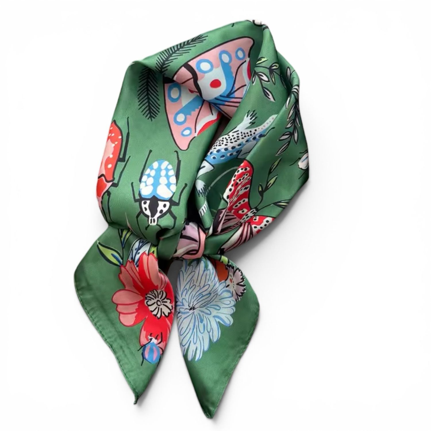 Green Beetle Scarf