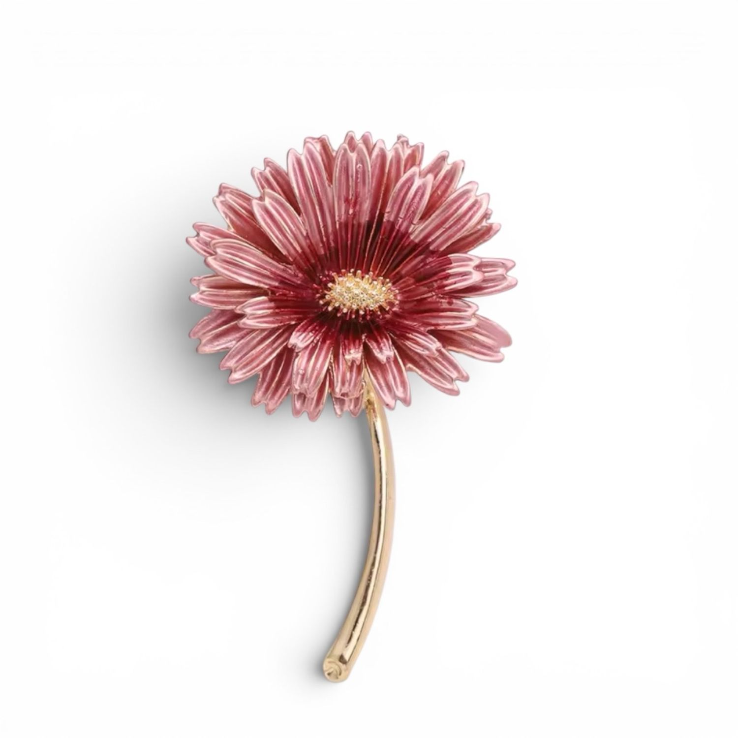 Pink Flower brooch