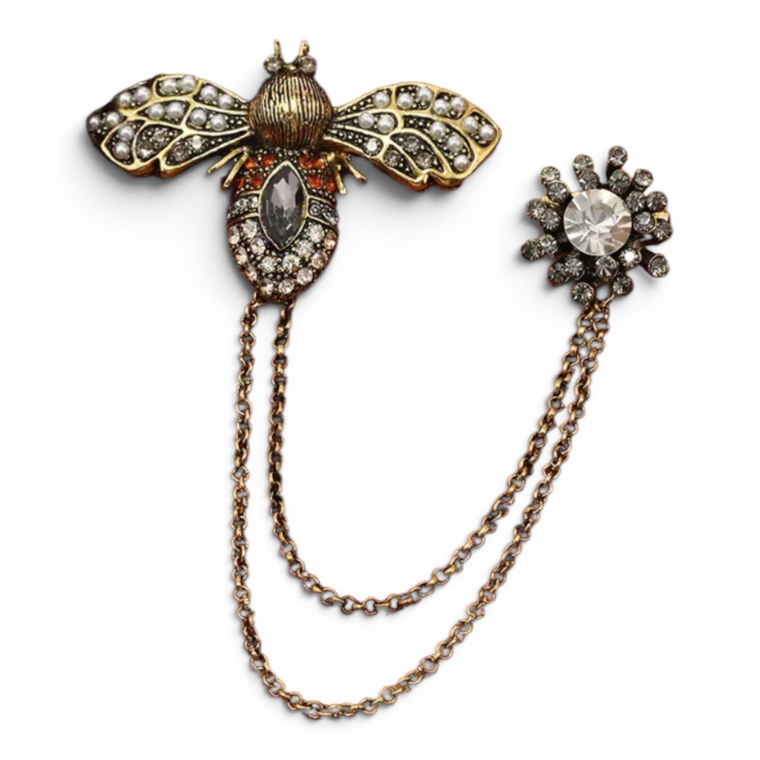 Bee vintage brooch