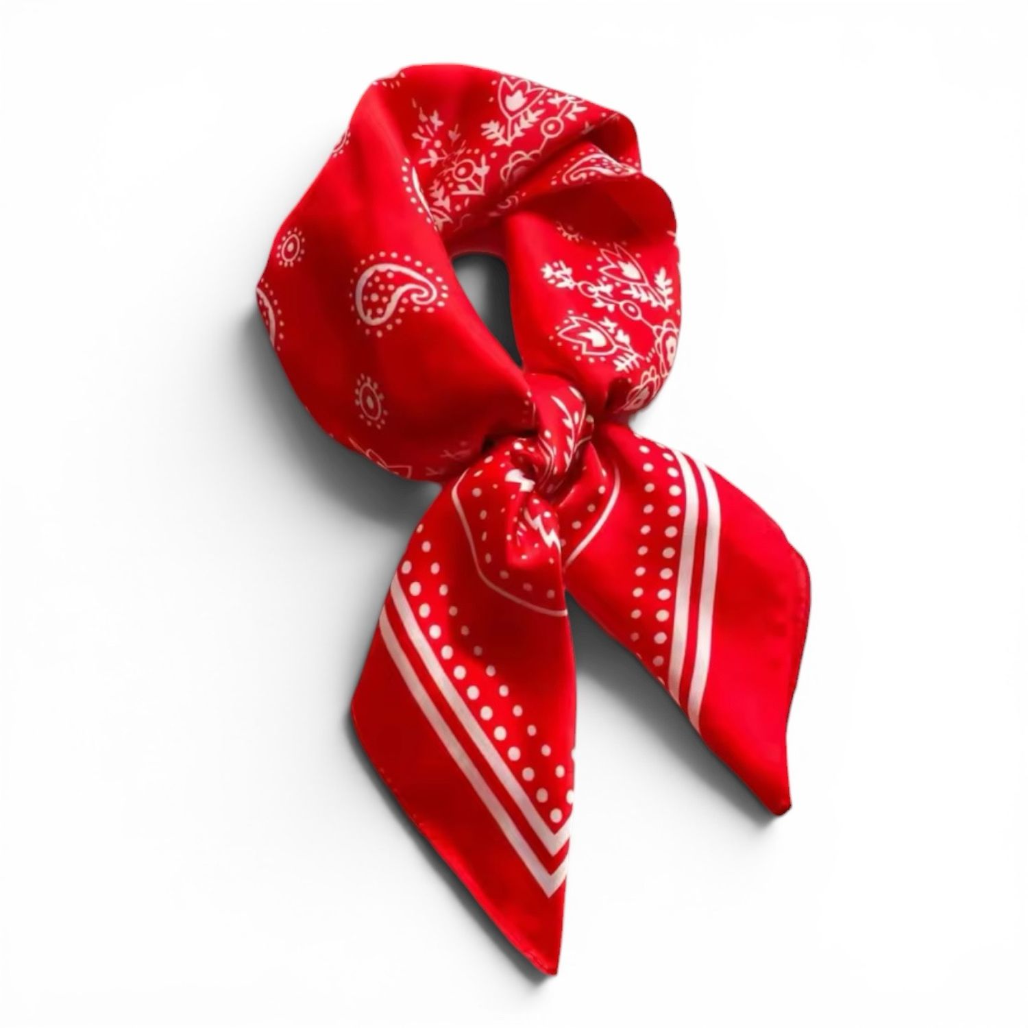 Red Paisley Scarf