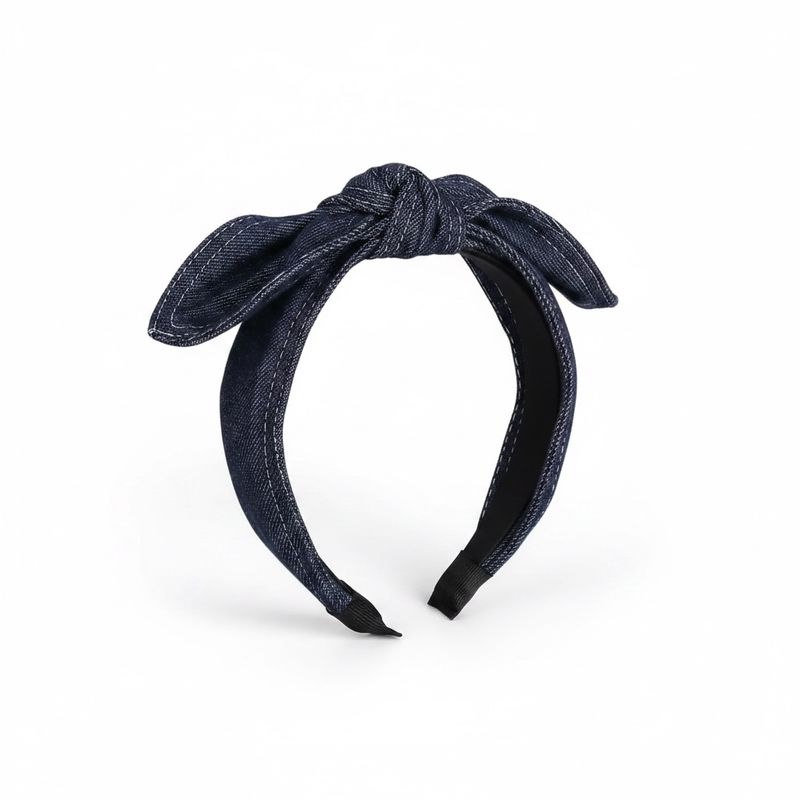 Dark Blue Denim Headband