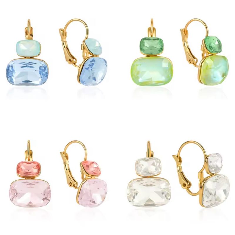 Crystal elegant earrings