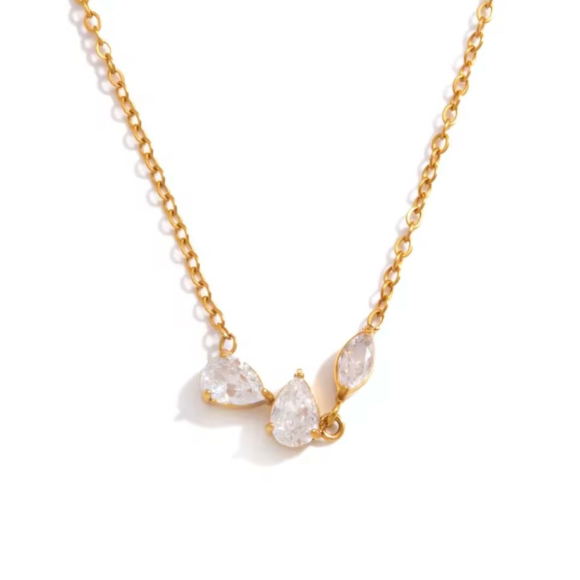 Crystal Drops Necklace