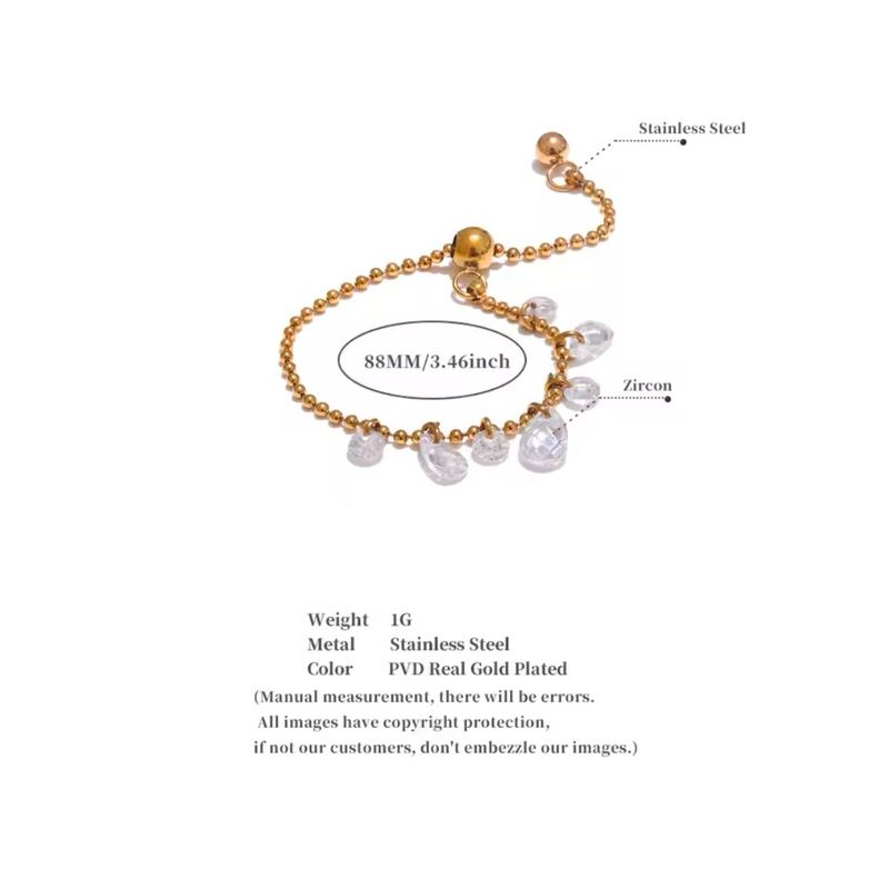 Delicate Zirconia Beads Ring