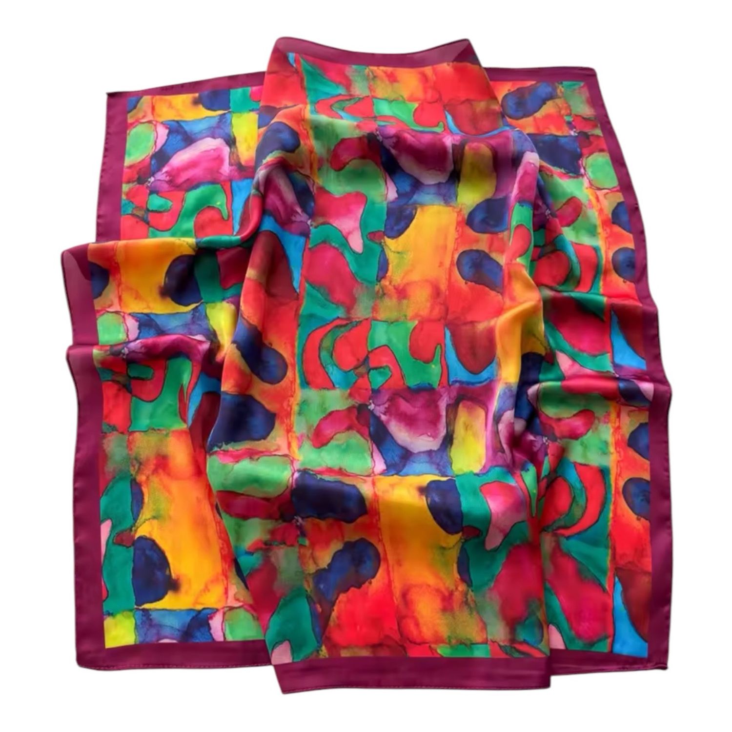 Colorful Magenta Scarf