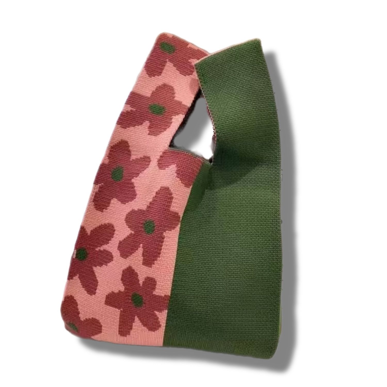 Garden Flowers Knit Bag