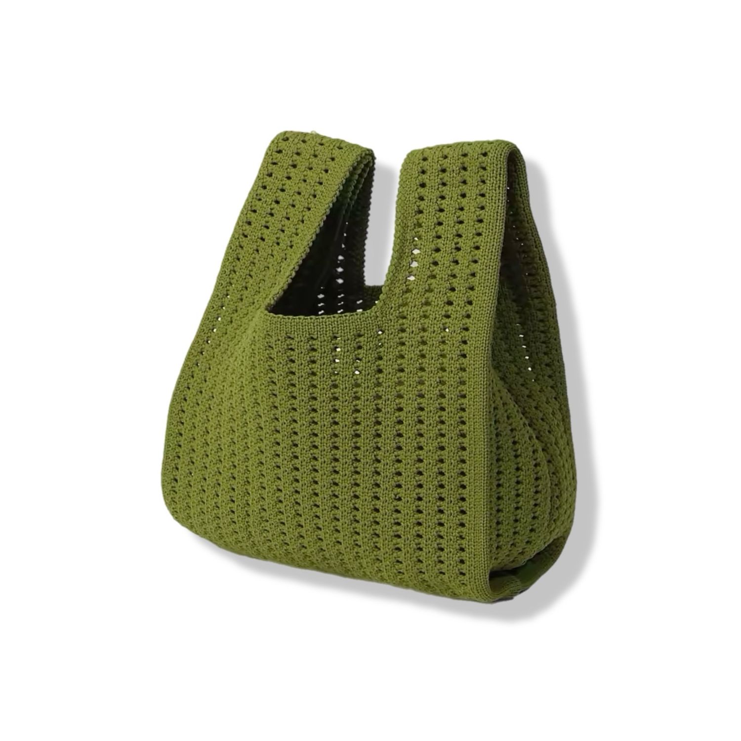 Olive Green Knit bag