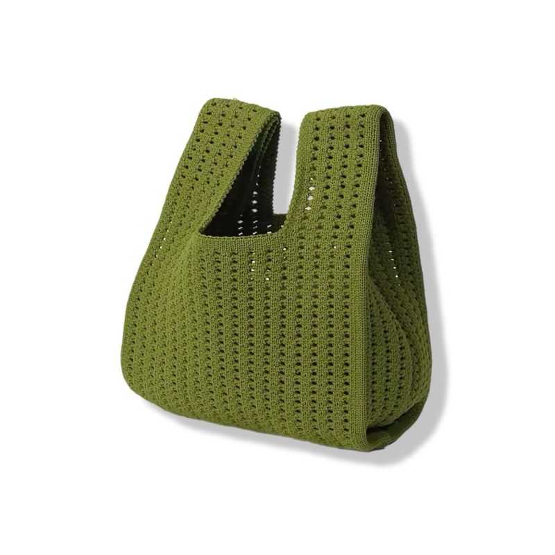 Olive Green Knit bag