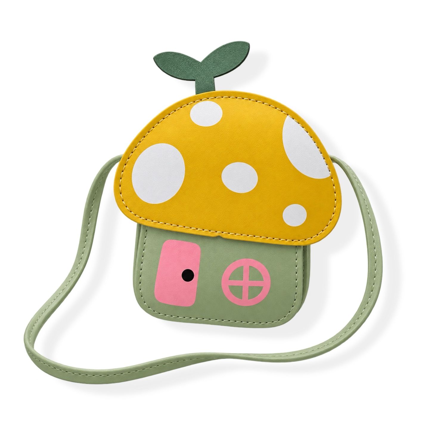 Yellow Mushroom Mini Bag