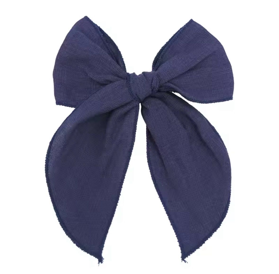 Fall Blue Hairbow