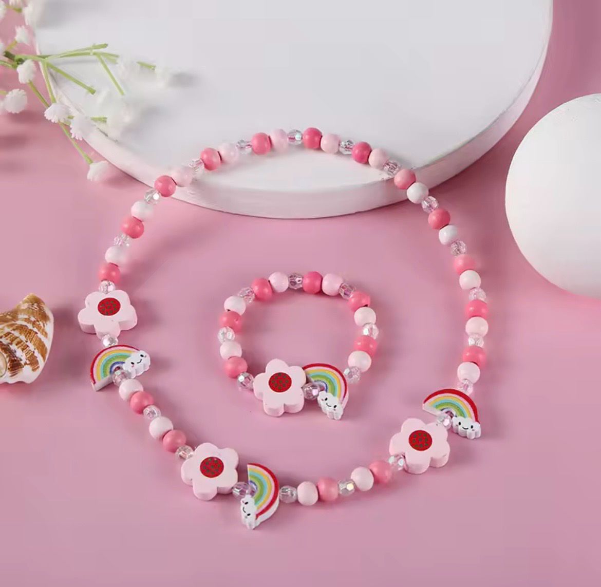 Pink Flower Set