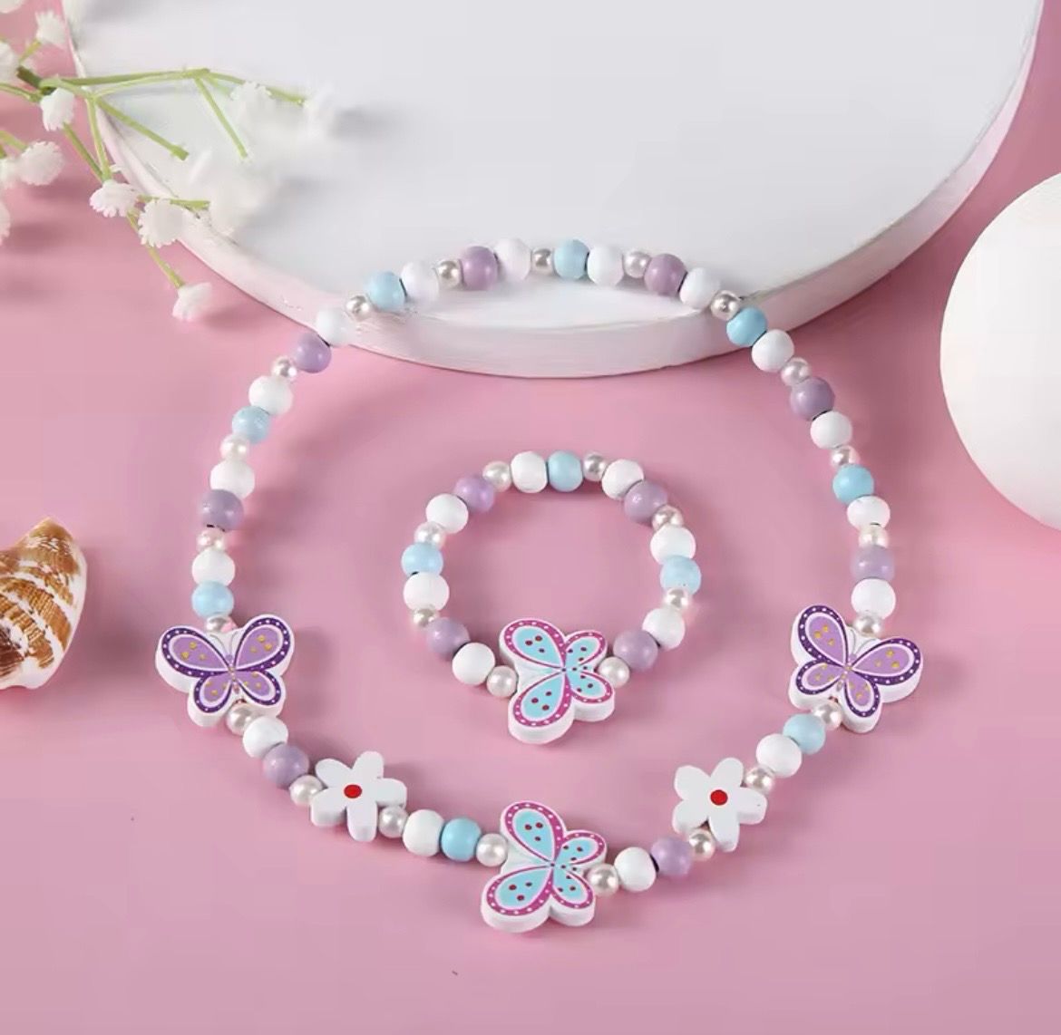Lilac Butterfly Set
