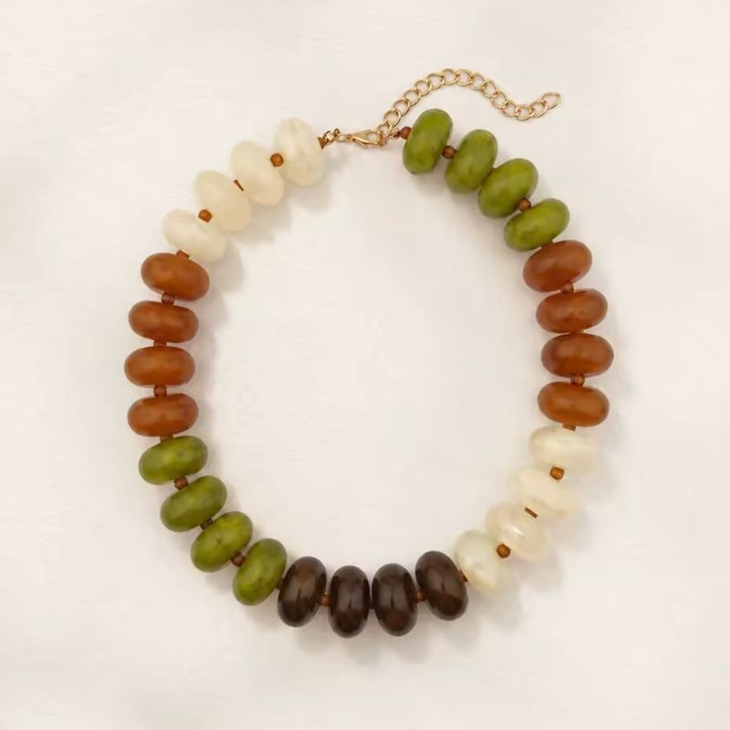 Natural autumn Bead Necklace