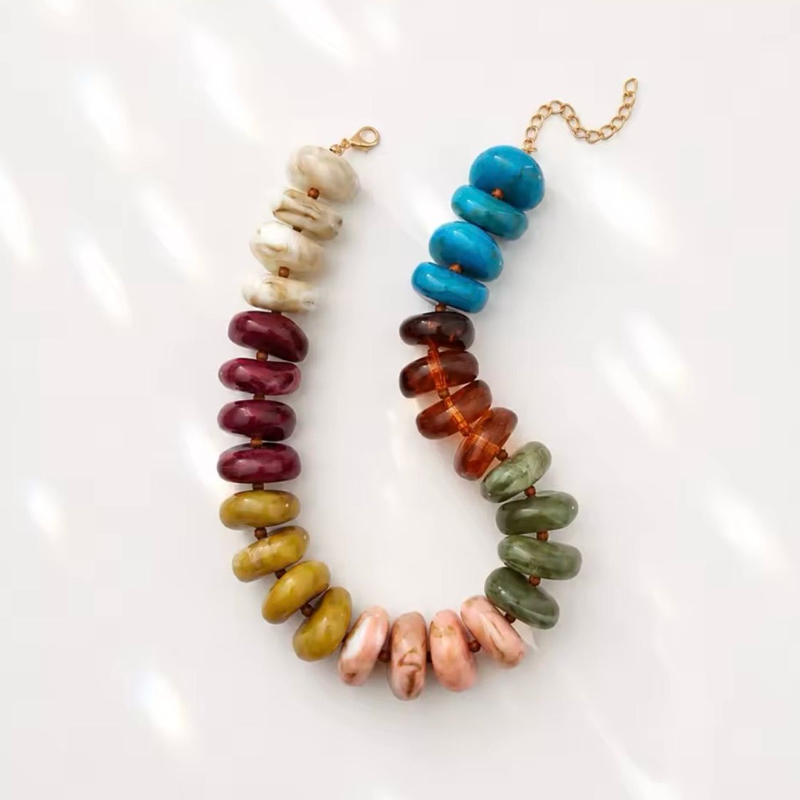 Winter  Bead Necklace
