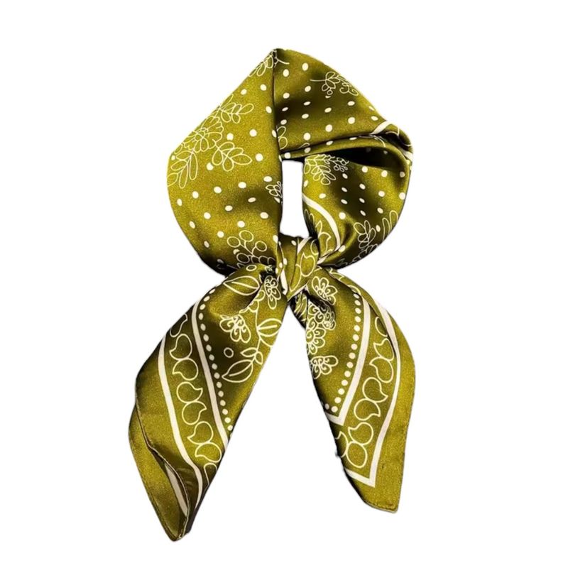 Olive bloom scarf