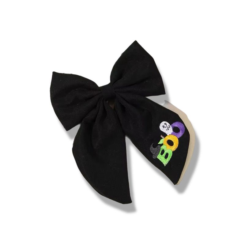 Black Boo Hairbow 👻