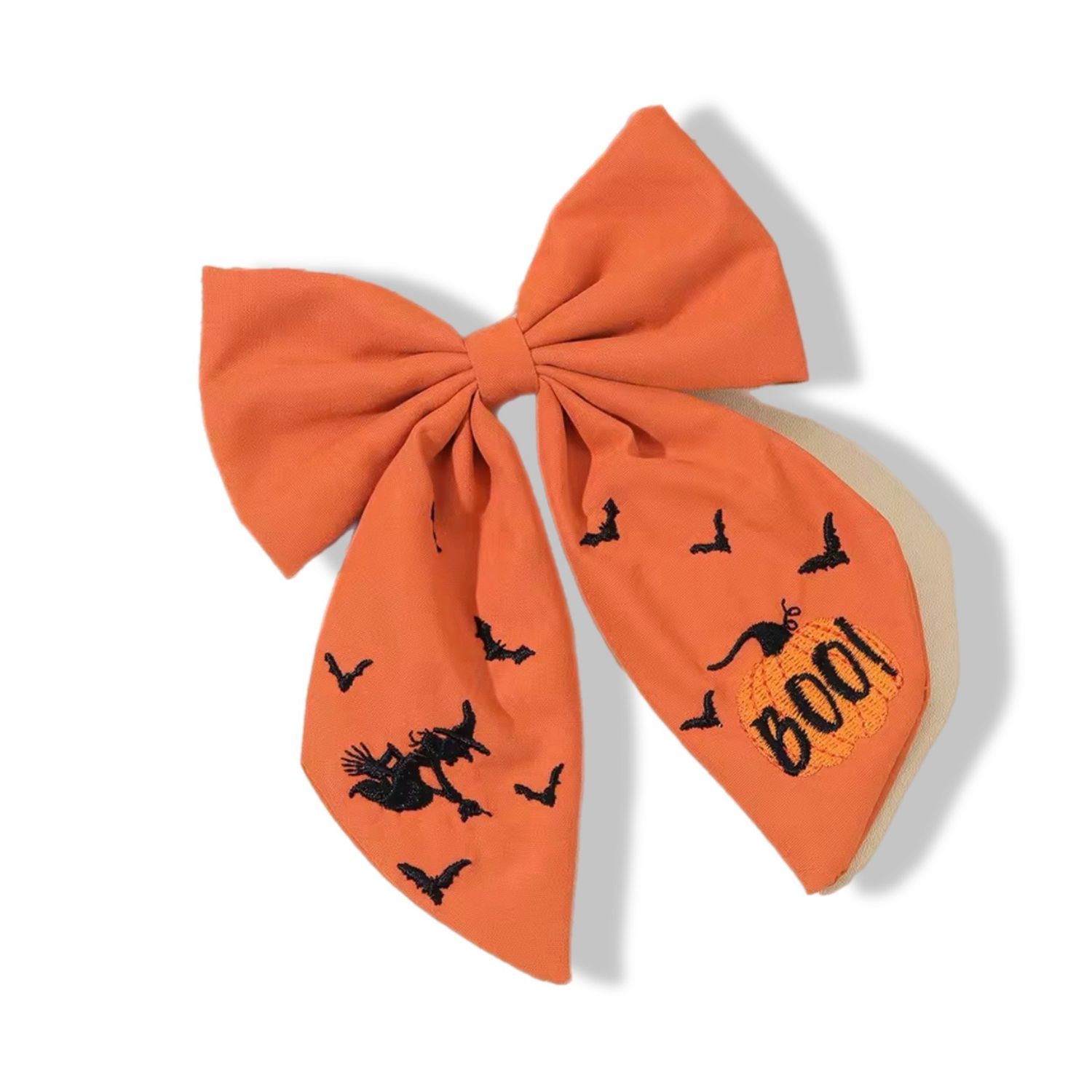 Orange Halloween Hairbow