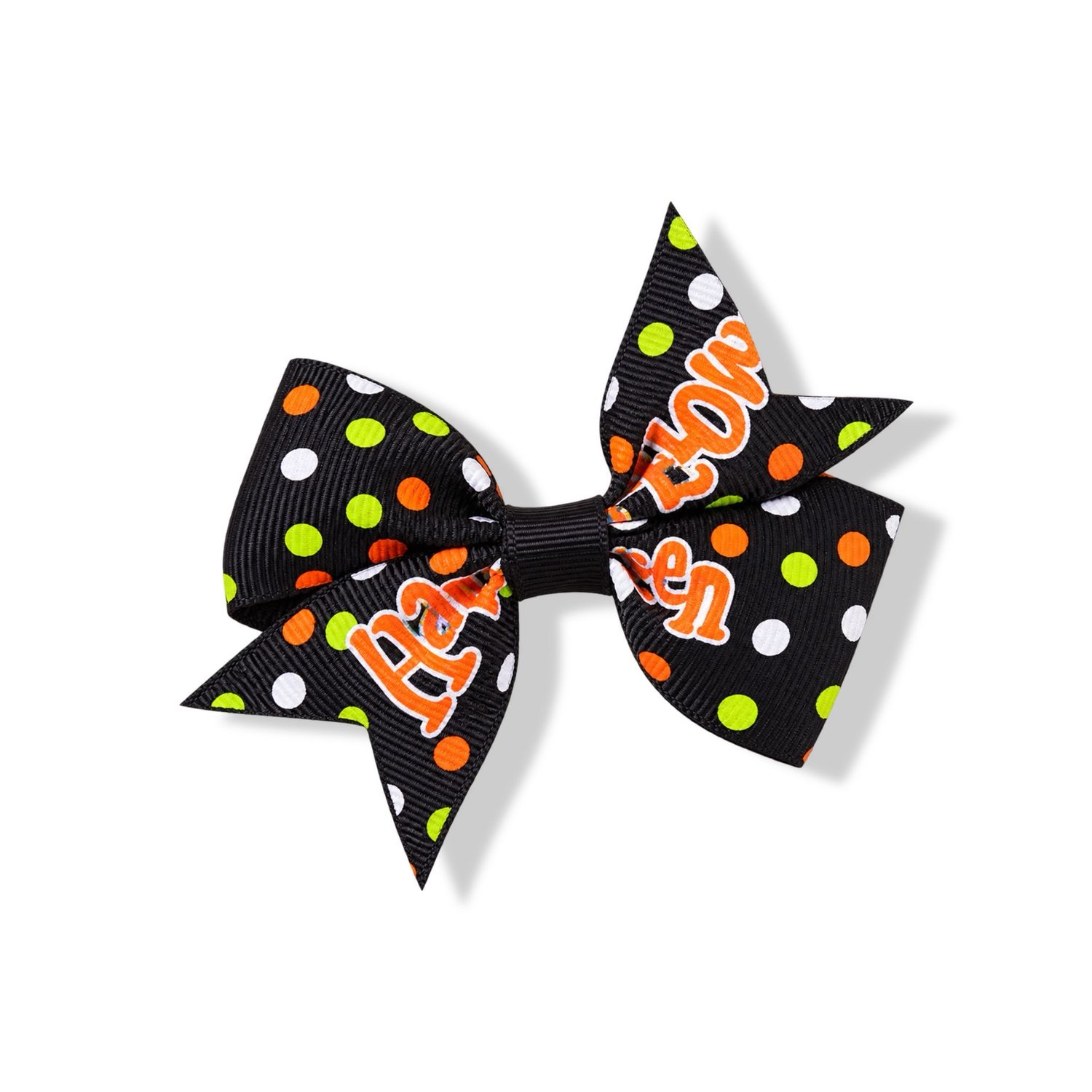 Black Halloween mini Hairbow