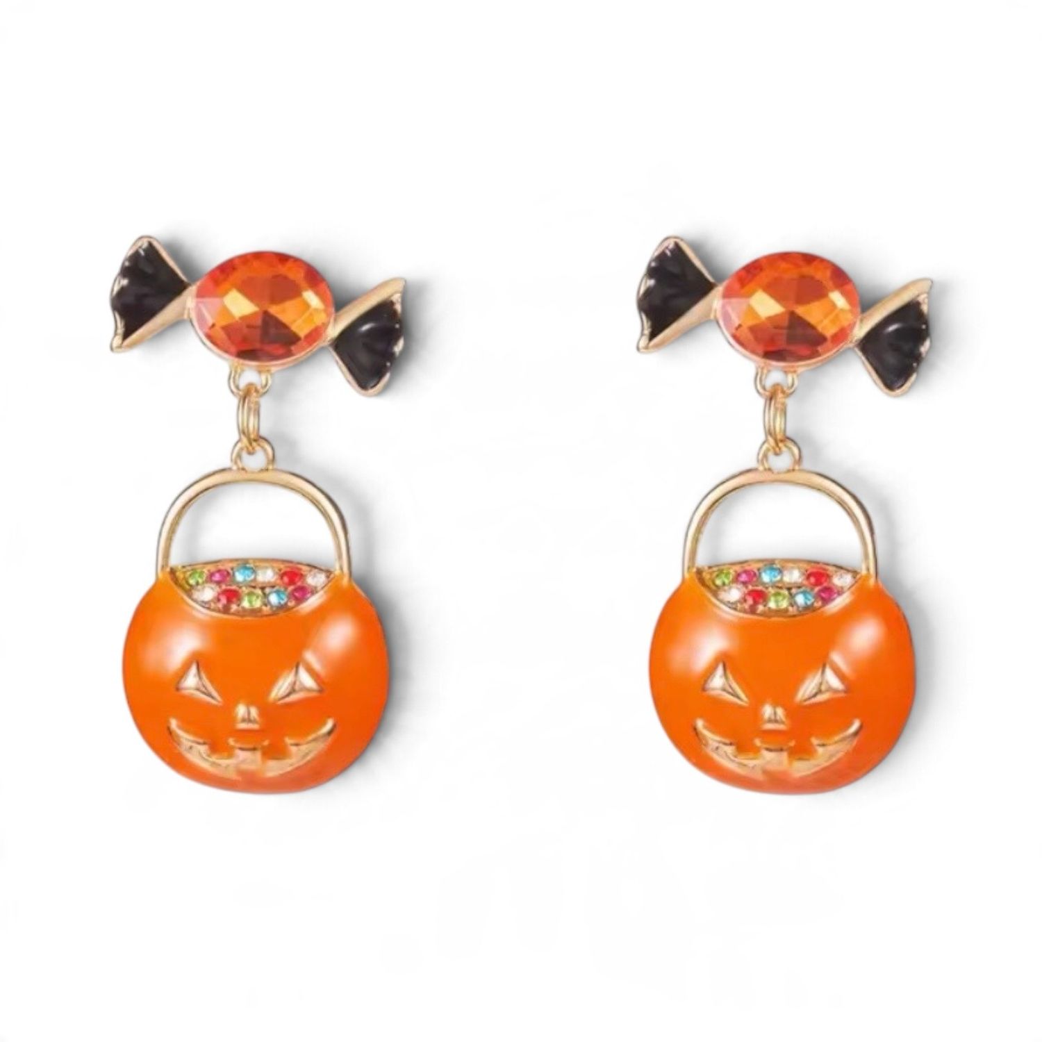 Pumpkin candy Earrings