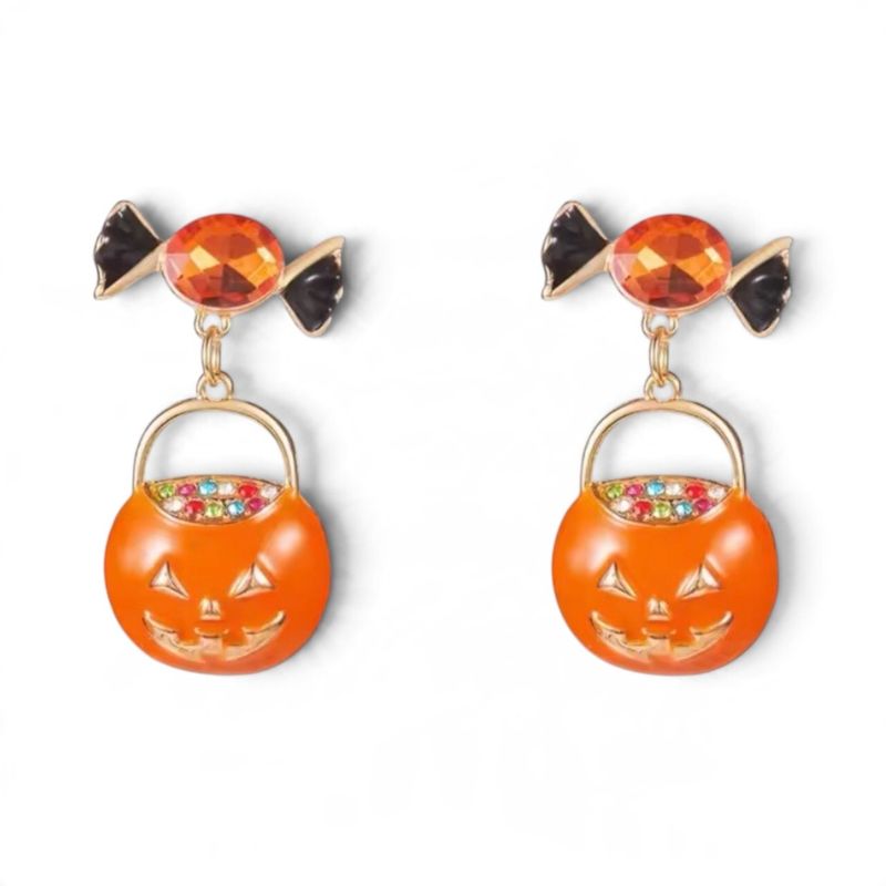 Pumpkin candy Earrings