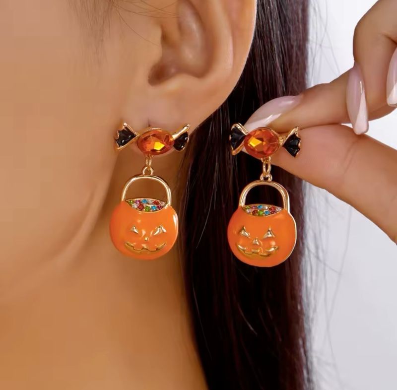 Pumpkin candy Earrings