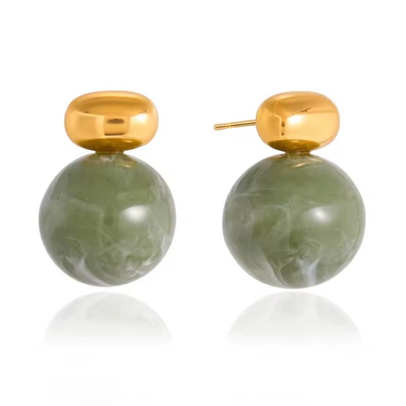 Olive green Earrings