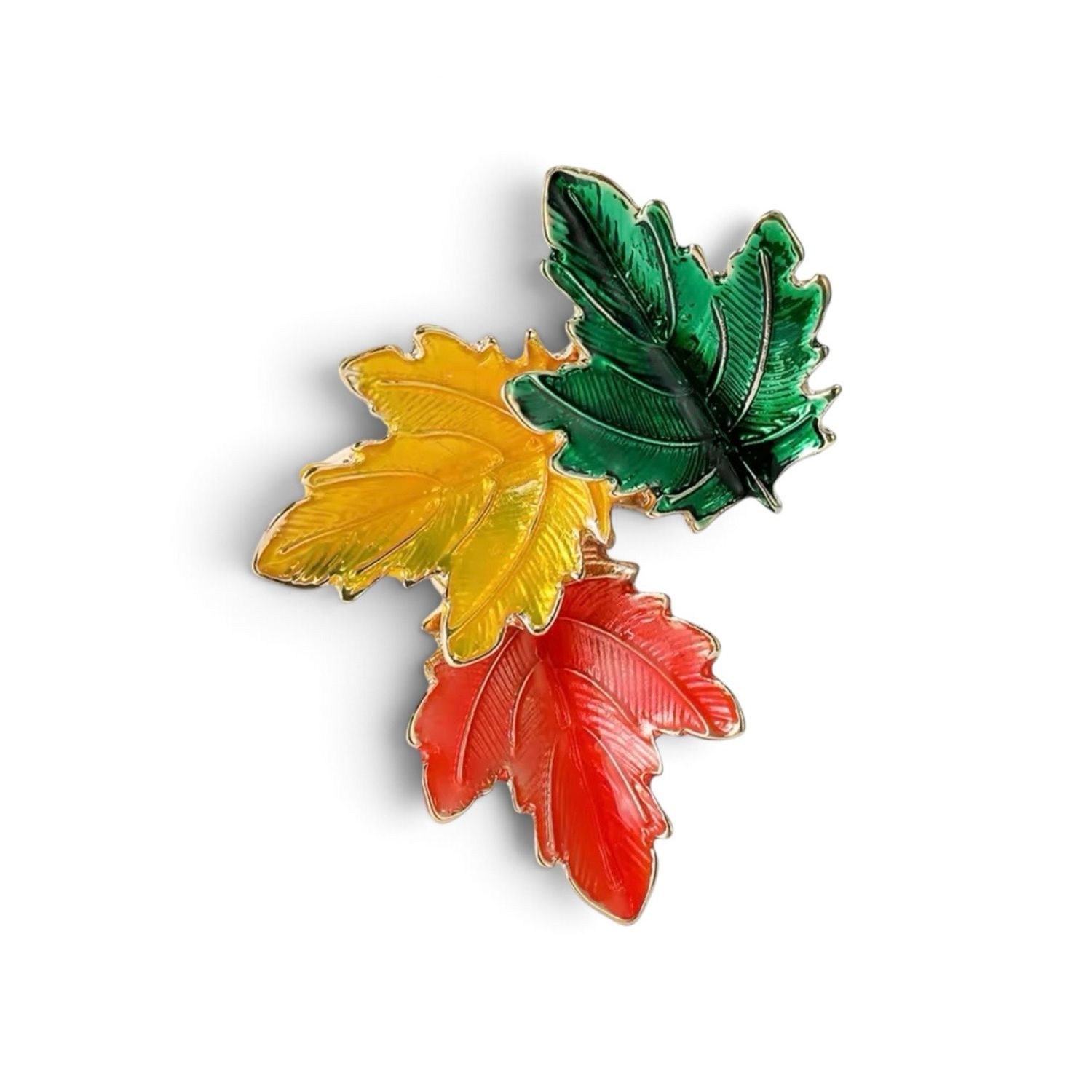Harvest Leaves Brooch
