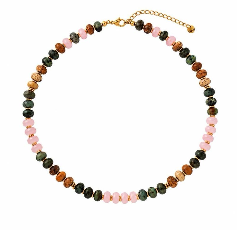Boho Natural Stone Necklace