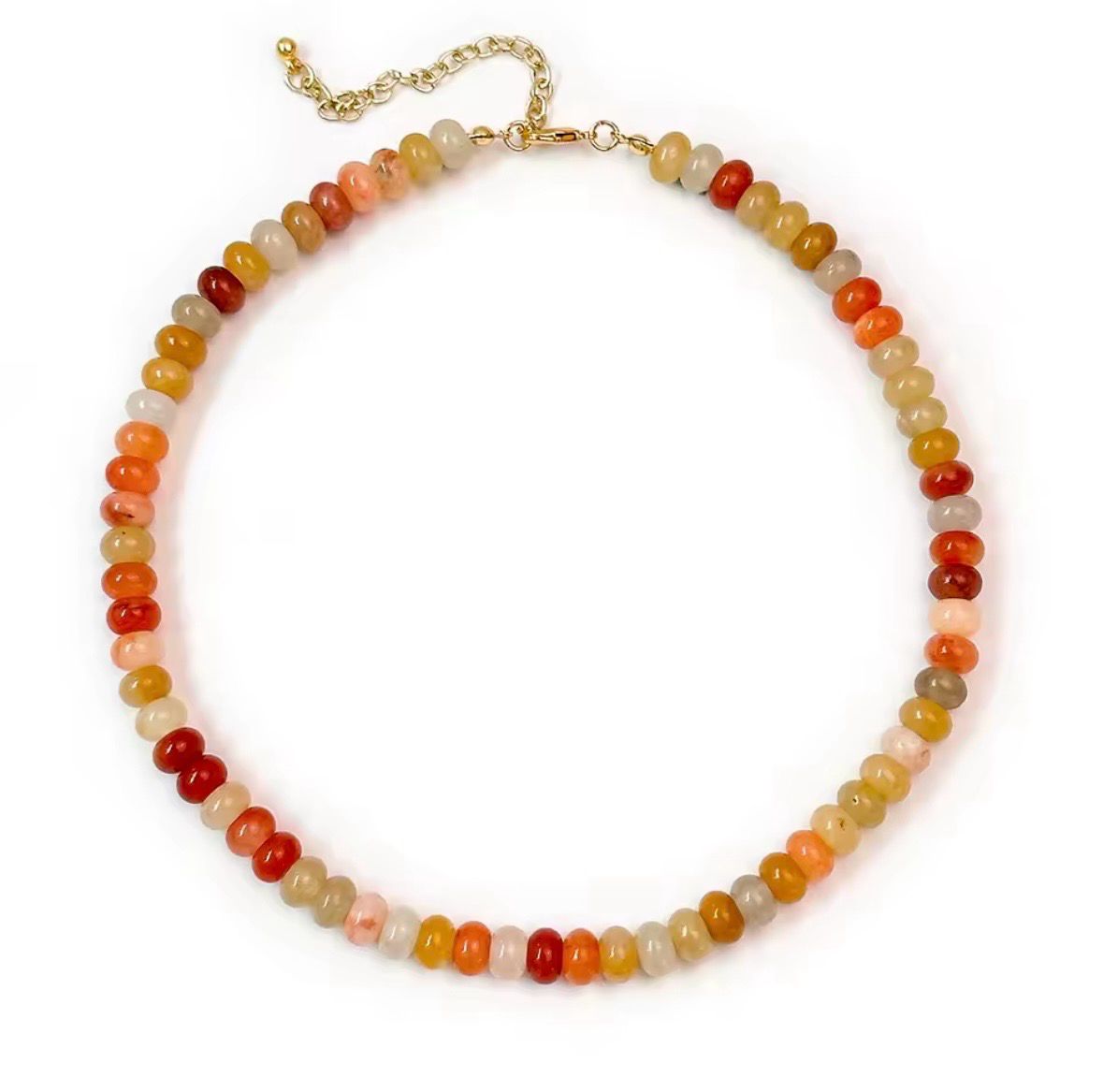 Orange Autumn Necklace
