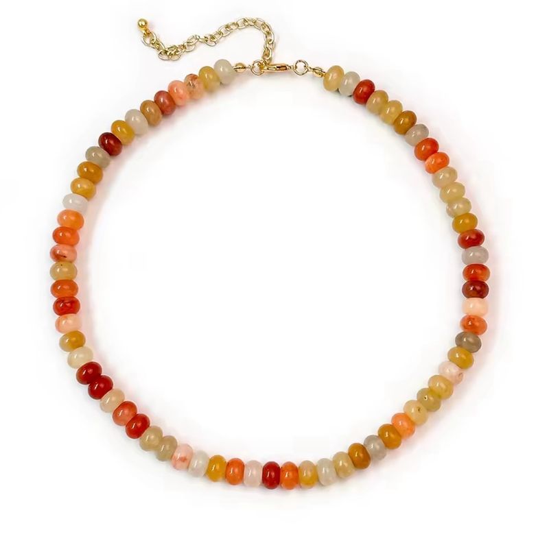 Orange Autumn Necklace