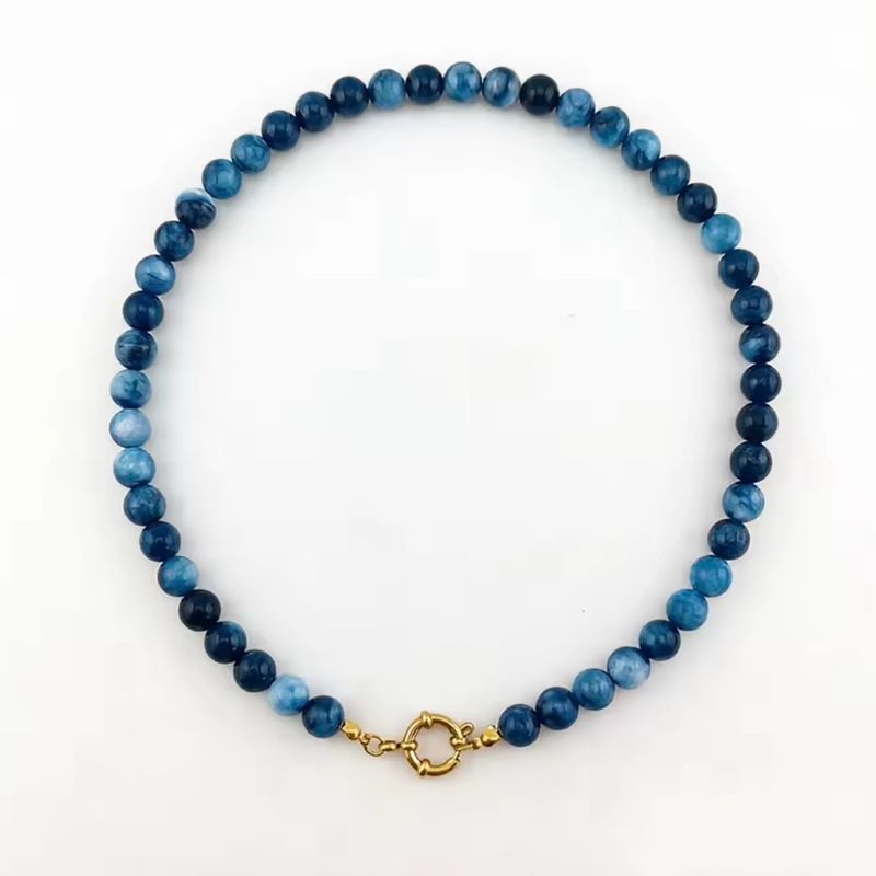 Blue Beads Necklace