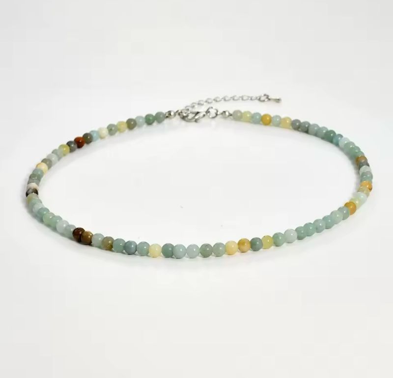 Mini Amazonite Beaded Necklace