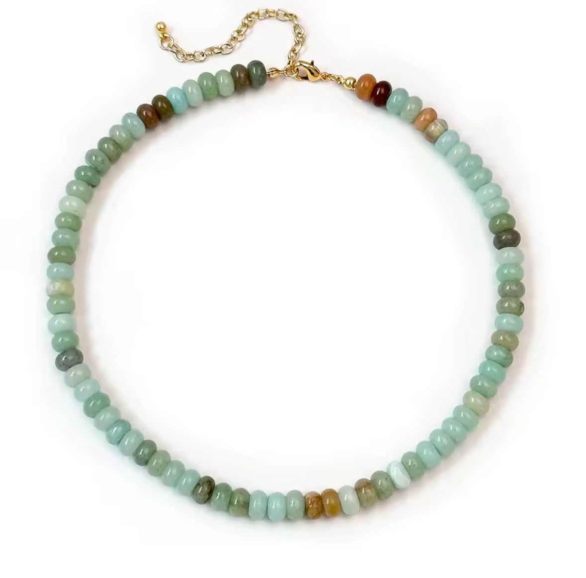 Mint Beads Necklace